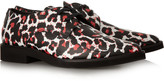 Thumbnail for your product : McQ Leopard-print leather brogues