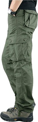 Men Lightweight Cotton Cargo Trousers | Shop the world's largest collection  of fashion | ShopStyle UK
