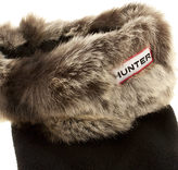 Thumbnail for your product : Hunter Accessories Black & Grey Kids Furry Cuff Welly Socks