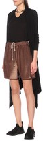 Thumbnail for your product : Rick Owens Lilies metallic Bermuda shorts