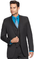 Thumbnail for your product : Alfani Black Mini-Stripe Slim-Fit Jacket