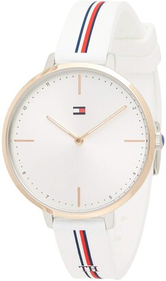 Tommy Hilfiger Women's Alexa Stainless Steel Quartz Watch with Silicone  Strap - ShopStyle