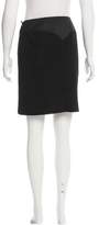 Thumbnail for your product : Gucci Satin-Paneled Mini Skirt