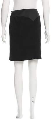 Gucci Satin-Paneled Mini Skirt