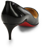 Thumbnail for your product : Christian Louboutin Rocket Patent Leather Kitten Heel Pumps