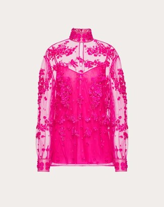 Valentino Women's Pink Tops | ShopStyle