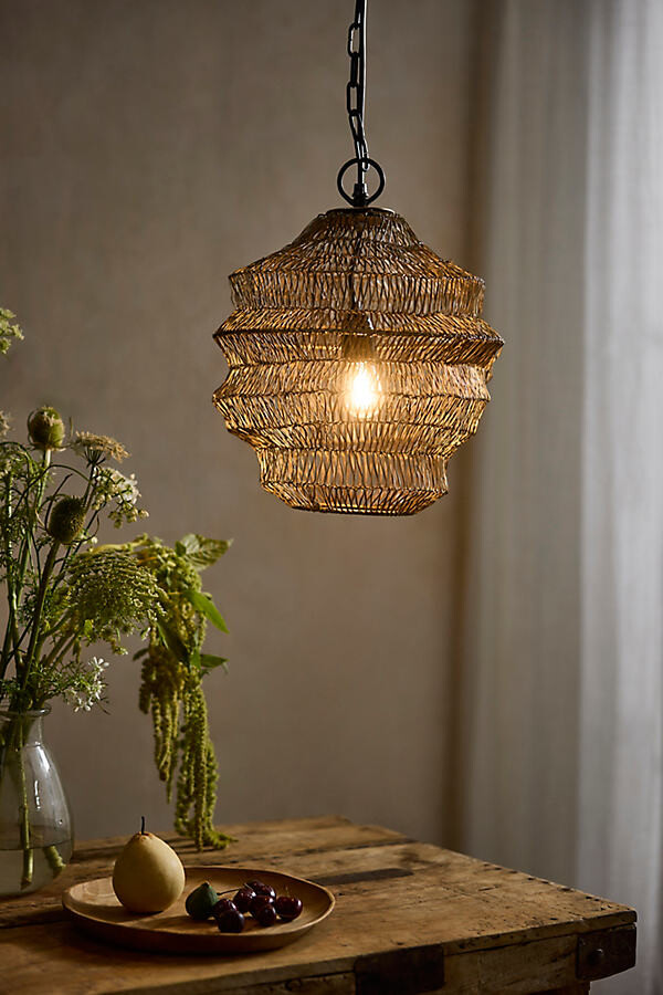 Wire Mesh Pendant Light