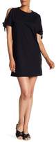Thumbnail for your product : Rebecca Minkoff Syringa Knotted Cold Shoulder Tee Dress