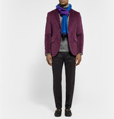 Thumbnail for your product : Etro Houndstooth Wool and Silk-Blend Scarf