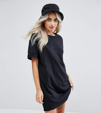 ASOS Petite Ultimate T-Shirt Dress With Rolled Sleeves