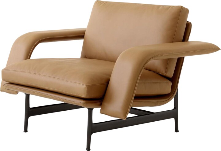 Tradition Meantime Av29 Lounge Chair, Noble Leather Cognac, By Anderssen & Voll For &t