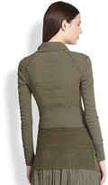 Thumbnail for your product : Donna Karan Mixed-Media Jacket