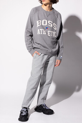 HUGO BOSS X Russell Athletic Men's Grey - ShopStyle Sweatshirts & Hoodies