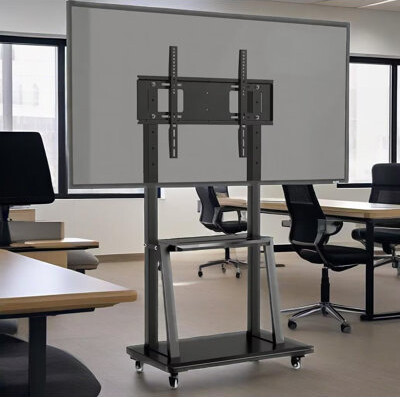 JYXCN Interactive Whiteboard Mobile Stand | 32-70 Inch, Silent Roll Technology,Design for Classroom Home Office