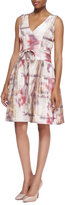 Thumbnail for your product : Monique Lhuillier VNECK CKTL W SKIRT AND TIE