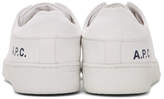 Thumbnail for your product : A.P.C. White Minimal Sneakers