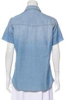 Thumbnail for your product : AllSaints Chambray Button-Up Blouse