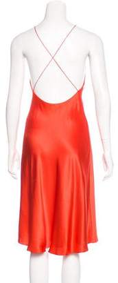 Ralph Lauren Sleeveless Silk Dress