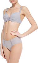 Thumbnail for your product : Maison Lejaby Attrape-fleur Cutout Embroidered Jersey Mid-rise Thong