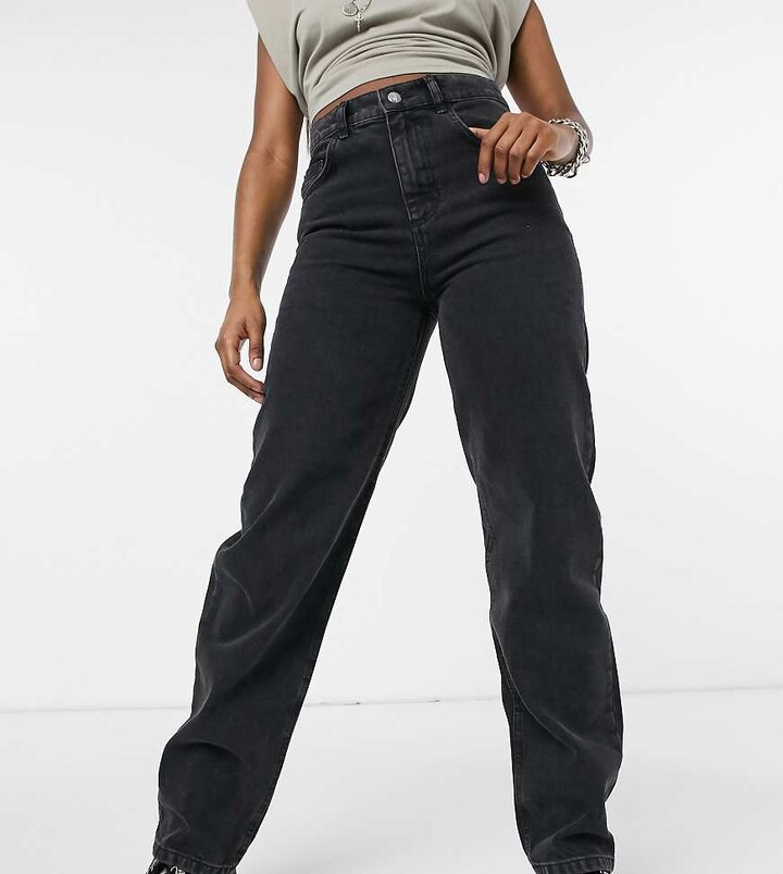 Reclaimed Vintage inspired 90's dad jean in washed black ShopStyle