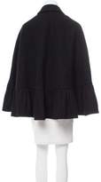 Thumbnail for your product : Moschino Cheap & Chic Moschino Cheap and Chic Gathered Wool Cape