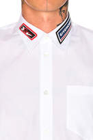 Thumbnail for your product : Givenchy Rubber Logo Shirt in White | FWRD