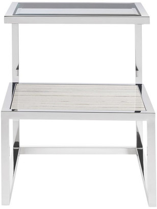 Universal Furniture End Table wStone Shelf