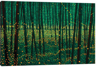 East Urban Home Lightning Bugs by DB Waterman - Wrapped Canvas Graphic Art