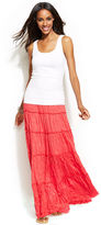 Thumbnail for your product : INC International Concepts Petite Tiered Maxi Skirt