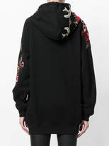 Thumbnail for your product : Amen embroidered floral zipped sweater