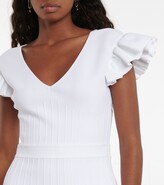 Thumbnail for your product : Alexander McQueen Ruffle-trimmed midi dress