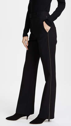 Helmut Lang Textured Suiting Pants with Zipper Detail