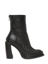 Thumbnail for your product : Ann Demeulemeester 110mm Leather Mesh