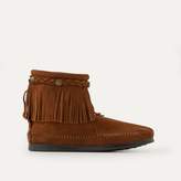 minnetonka Suede Fringed Ankle Boots 