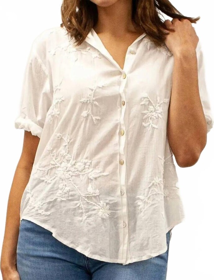 Kyla Seo Kady Blouse In Ivory