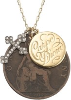Thumbnail for your product : Laura Lee Jewellery Carpe Diem Coin Necklace