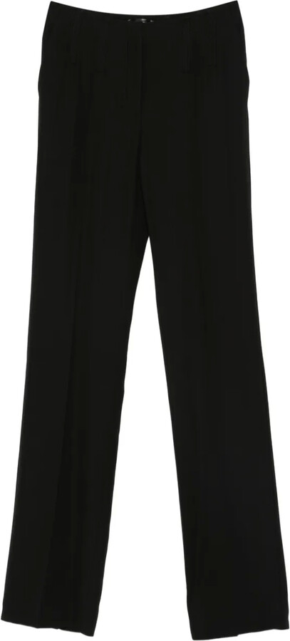 Thierry Mugler Pleated-Front Straight-Leg Trousers