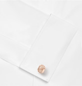 Thumbnail for your product : Lanvin Engraved Rose Gold Cufflink and Tie Clip Set