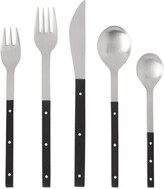 Thumbnail for your product : Mono Ebony & Stainless Steel Five-Pack E Cutlery Set