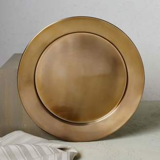 west elm Metal Charger - Gold