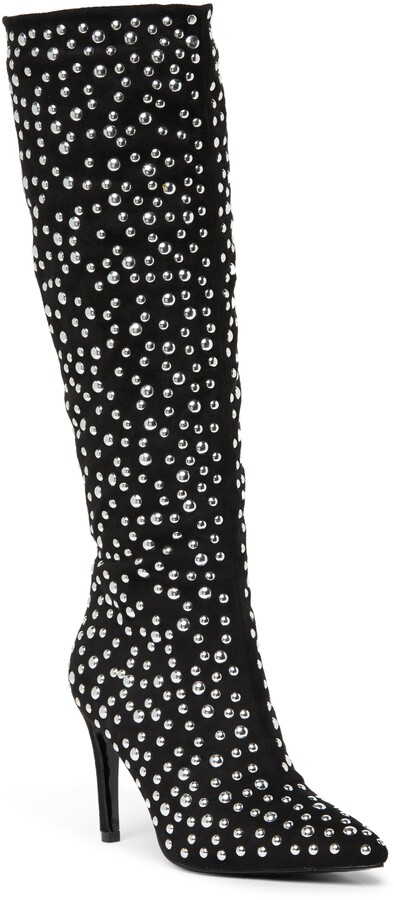 studded stiletto boots