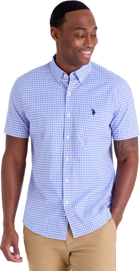 U.S. Polo Assn. Men's Short Sleeve Buttondown Shirts