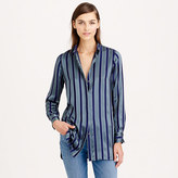 Thumbnail for your product : J.Crew Collection silk shirt in varsity stripe
