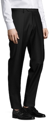 Lubiam Marco Solid Flat Front Trousers