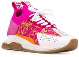 Thumbnail for your product : Versace Barocco print low-top sneakers