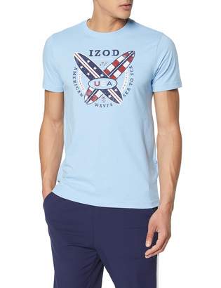 Izod Men's USA Surfboards Graphic TEE T-Shirt