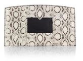 Thumbnail for your product : Reed Krakoff Atlantique Leather-Trimmed Snakeskin Pouch