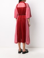 Thumbnail for your product : Sacai Colour Block Pleated Dress