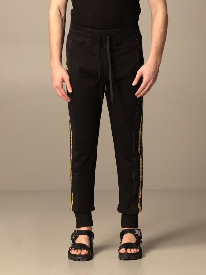 Versace Jeans Couture jogging pants with baroque bands - ShopStyle