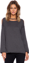 Thumbnail for your product : 525 America Cold Shoulder Scoop Neck Sweater